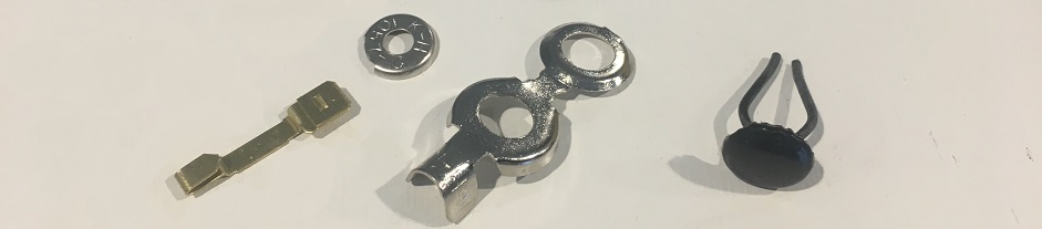 Assorted stamped metal components